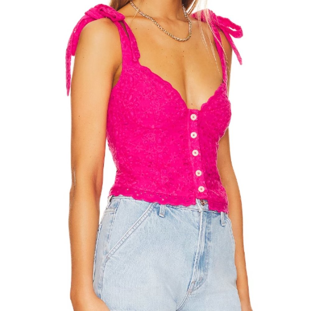 Majorelle - Hot Pink Bustier - Sz. M, $160!